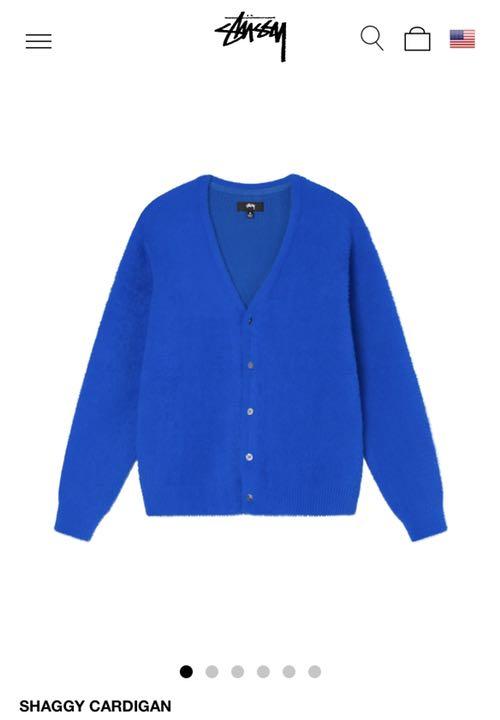 2021新商品 stussy shaggy cardigan カーディガン ニット カーディガン