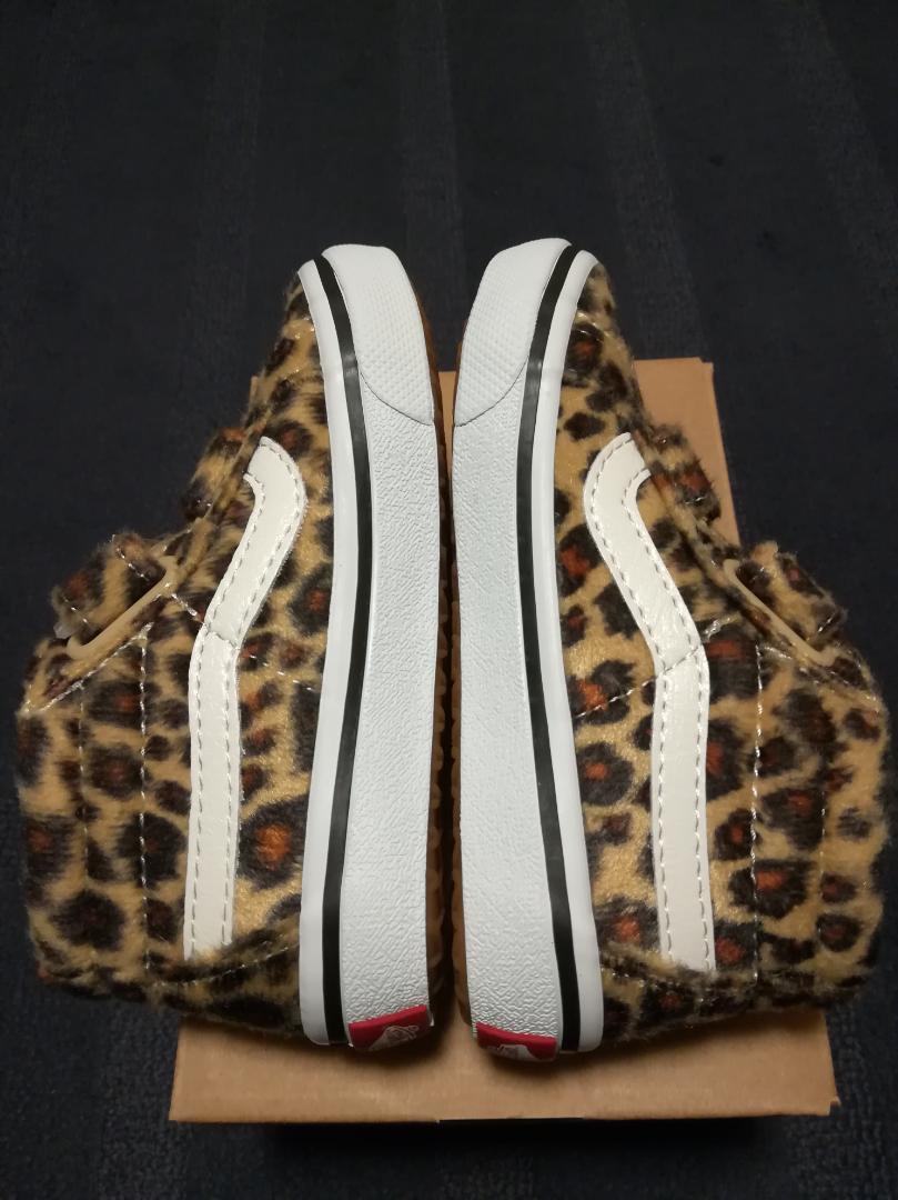 スニーカー VANS KIDS SK8-MID LEO BROWN 16cm