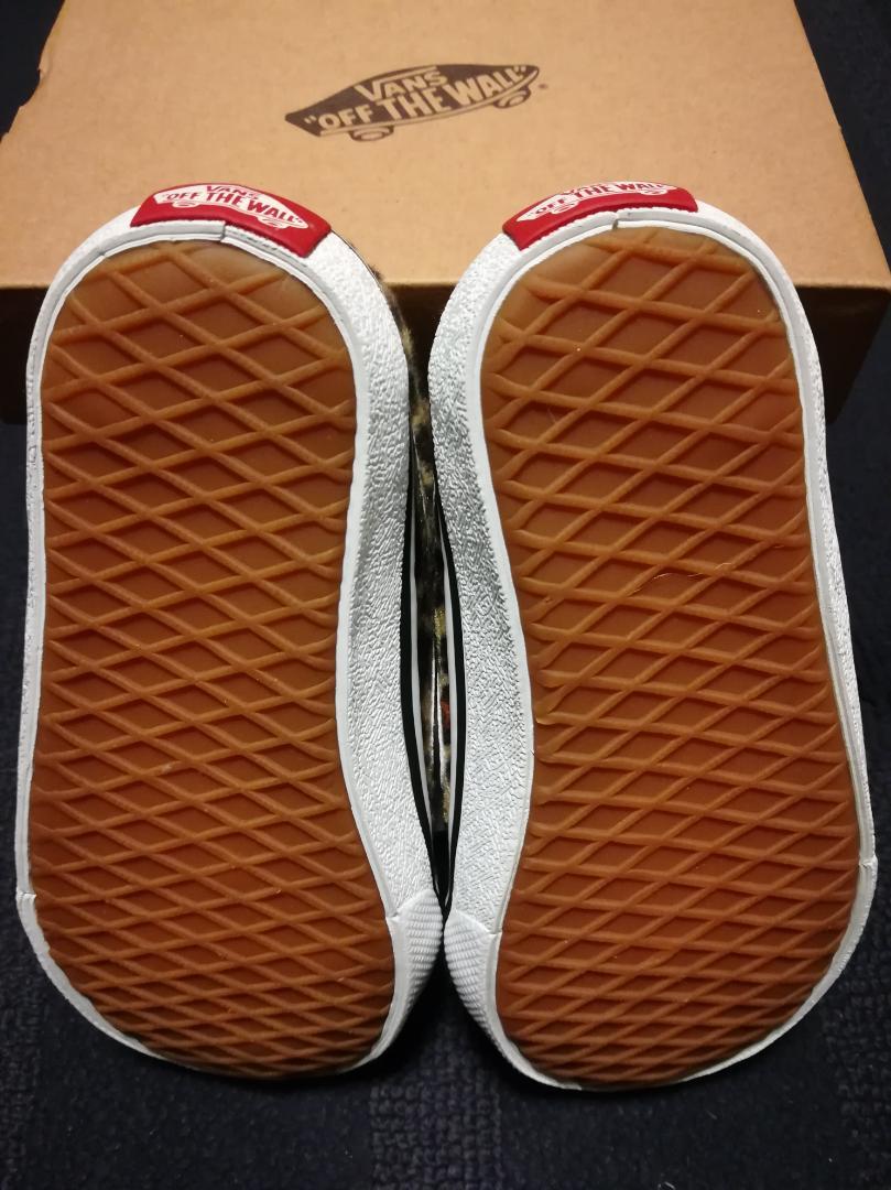 スニーカー VANS KIDS SK8-MID LEO BROWN 16cm