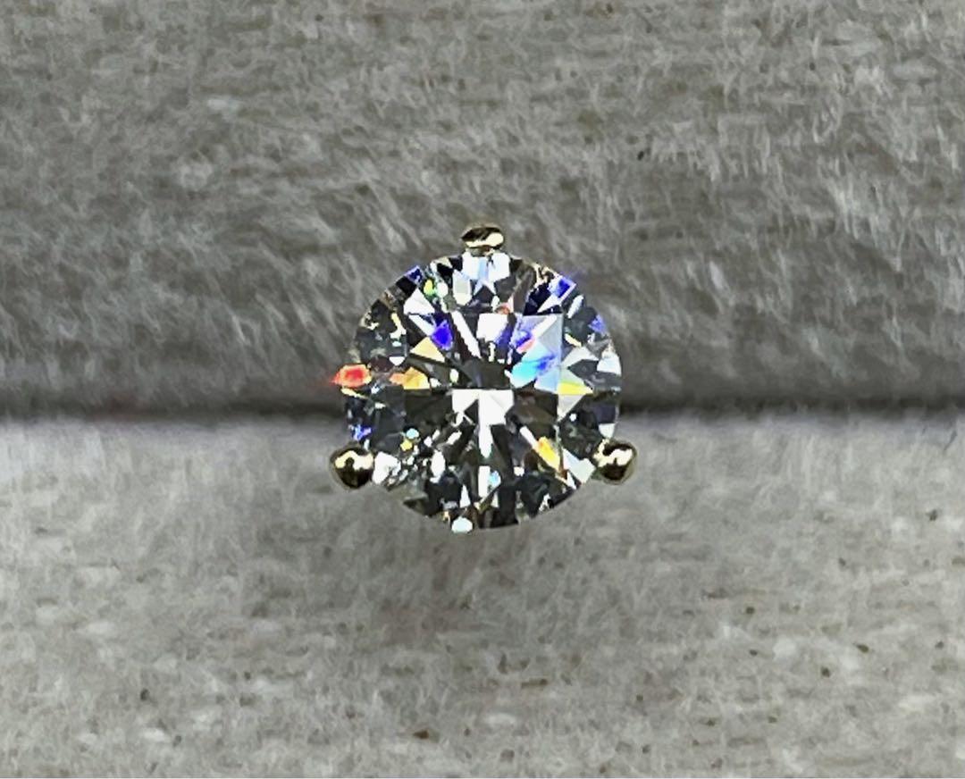 専用JF226★高級ポンテヴェキオ ダイヤモンド0.254ct K18片耳ピアス 画像2