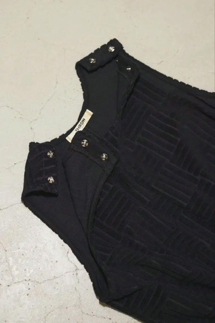 THROW by SLY☆パイルジャガードオールインワン新品☆サイズ1BK