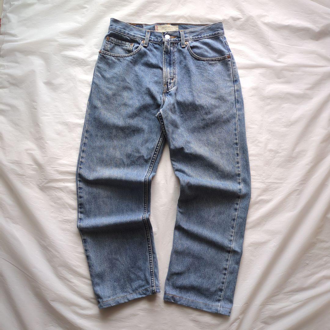 リーバイス 505 ブルーデニムパンツ ストレート メキシコ W31L27相当