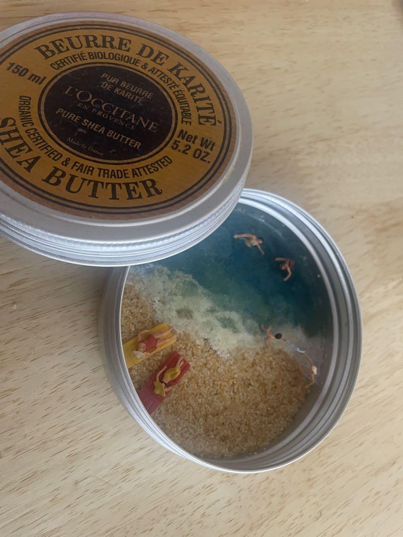 缶入り　ジオラマ　ビーチ【ハンドメイド】