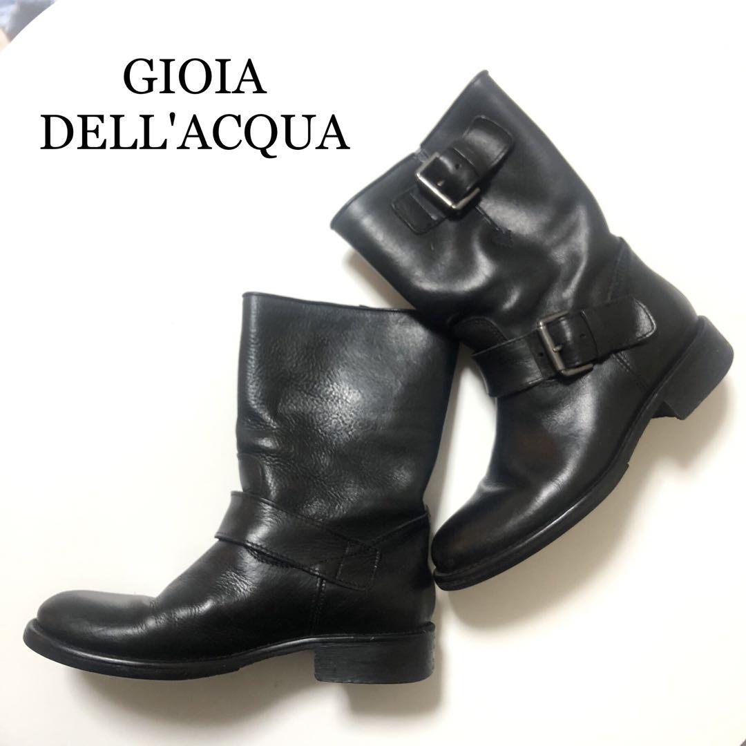 【GIOIA DELL´ACQUA】レザーエンジニアブーツ