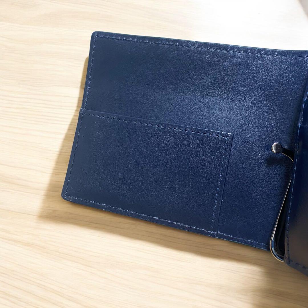【美品】ポールスミス Paul Smith マネークリップ グリーンマルチ