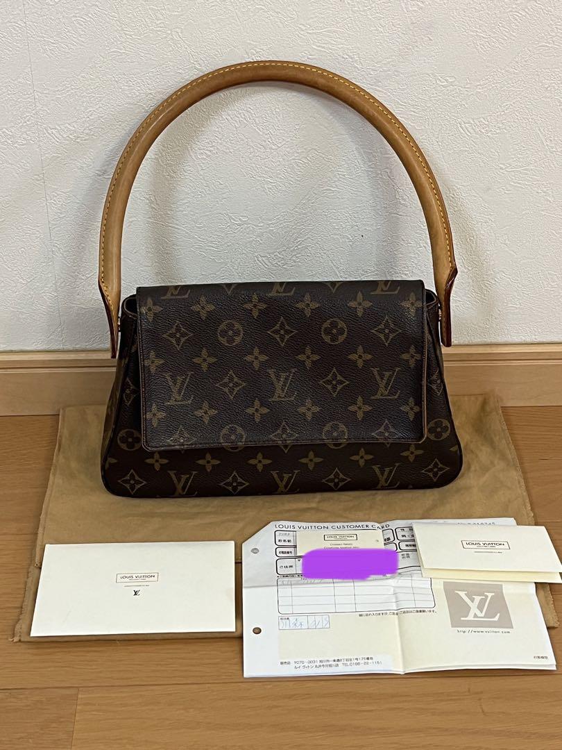 LOUIS VUITTON ルイ ヴィトン モノグラム ミニルーピング 美品