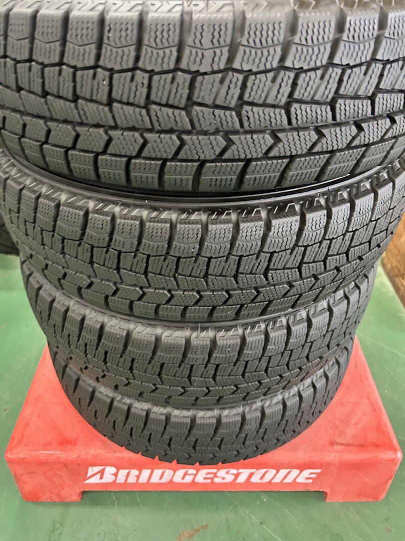中古スタッドレスアルミ155/65R14ダンロップ4本セット　軽自動車用