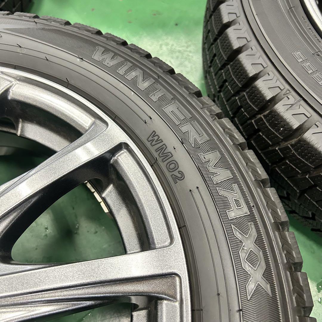 中古スタッドレスアルミ155/65R14ダンロップ4本セット　軽自動車用