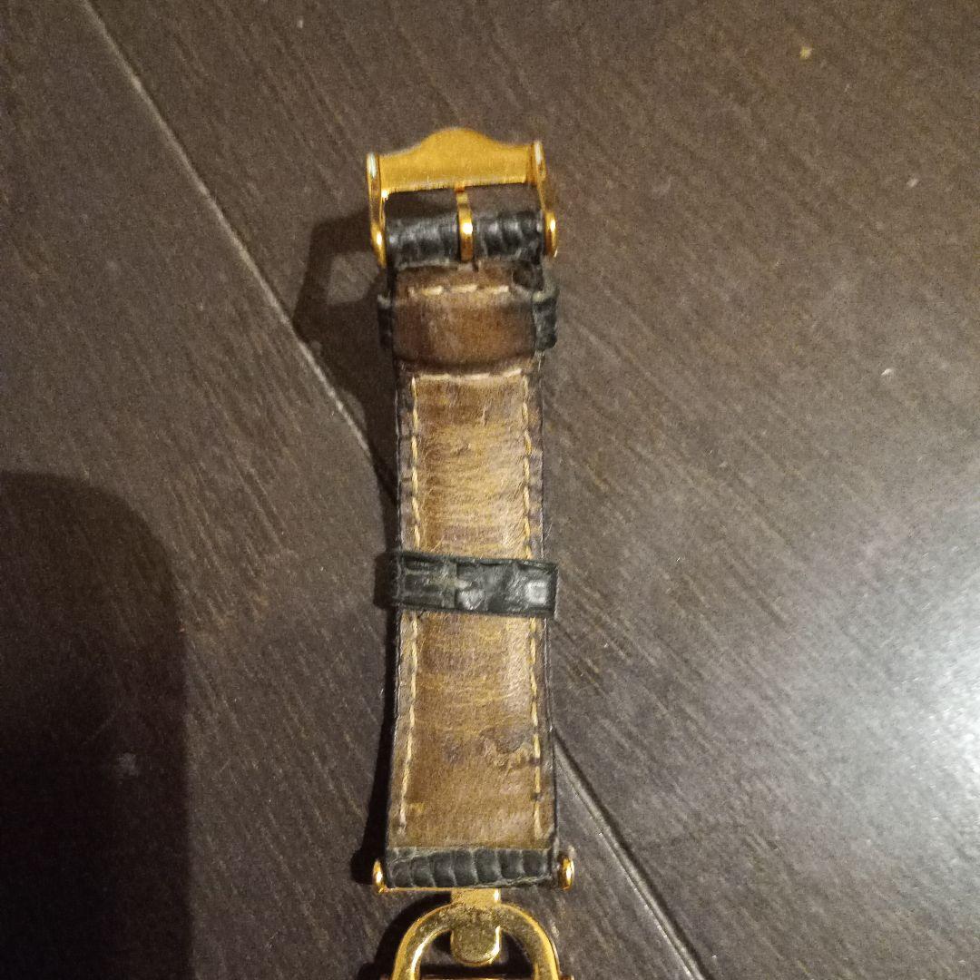 GUCCI ゴールド ブラック 6300L クォーツ時計