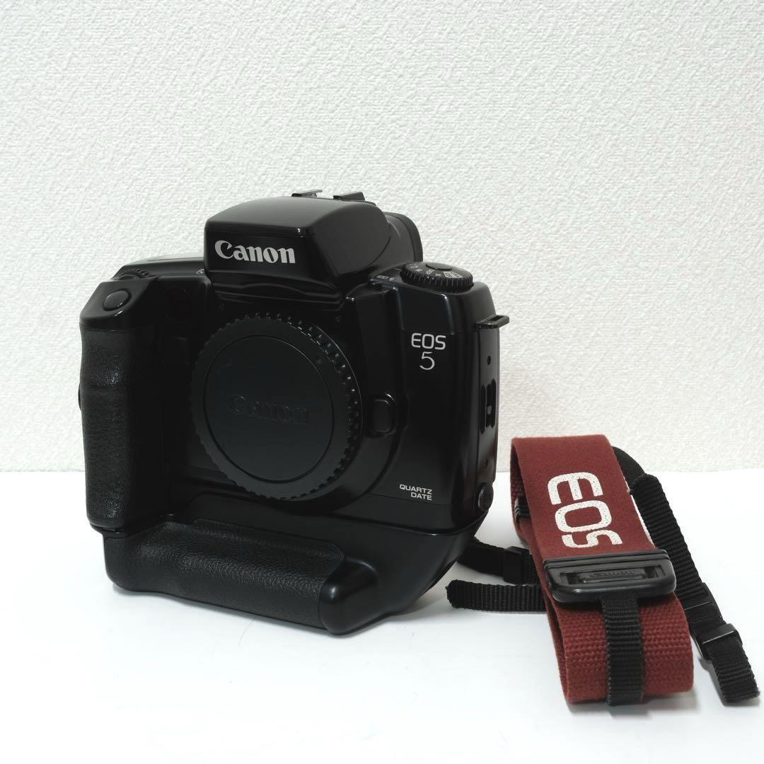 【完動品】Canon EOS5 縦位置グリップVG10付 フィルムカメラ