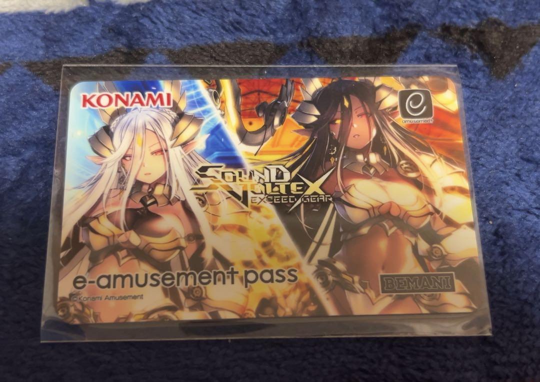 SDVX e-amusement passカード A&B 20枚セット NEW Konami e-AMUSEMENT PASS Card Sound Voltex Exceed Gear