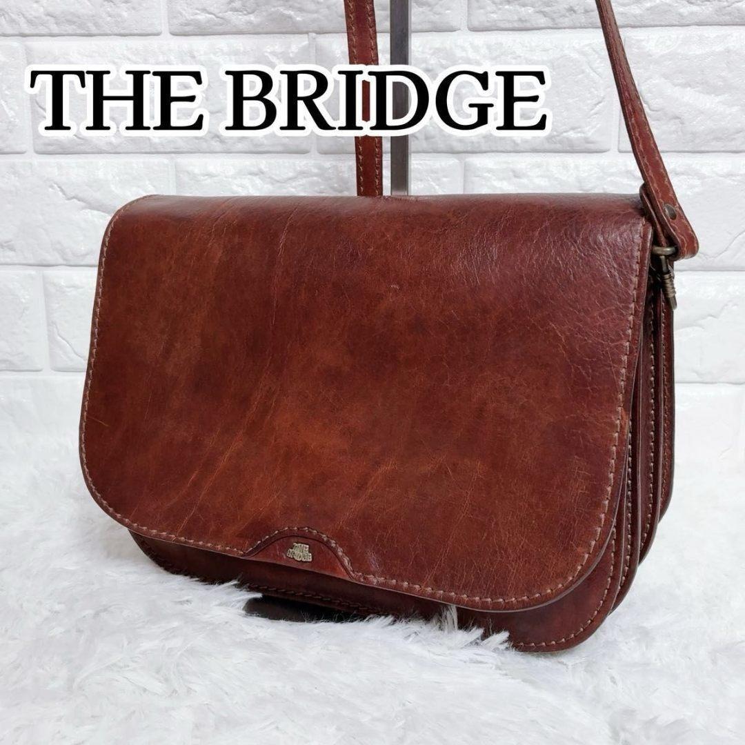 THE BRIDGE ザ・ブリッジ ショルダーバッグ イタリア 本革 レザー