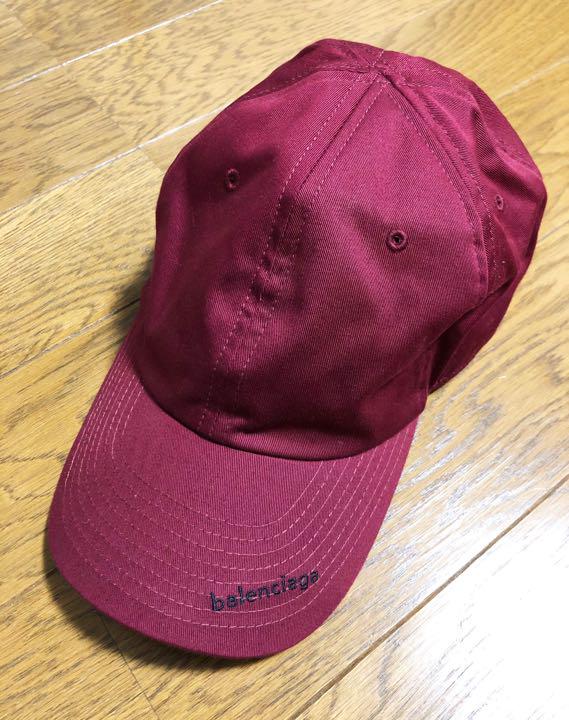 [BALENCIAGA] カラー刺繍 ベースボールキャップ L 58