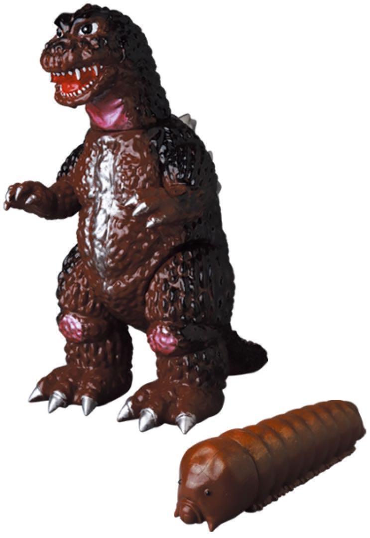 安楽安作　ゴジラ & モスラの幼虫(モスラ対ゴジラ版)(2期) 中古 メディコム 安楽安作 ゴジラ & モスラの幼虫 モスラ対