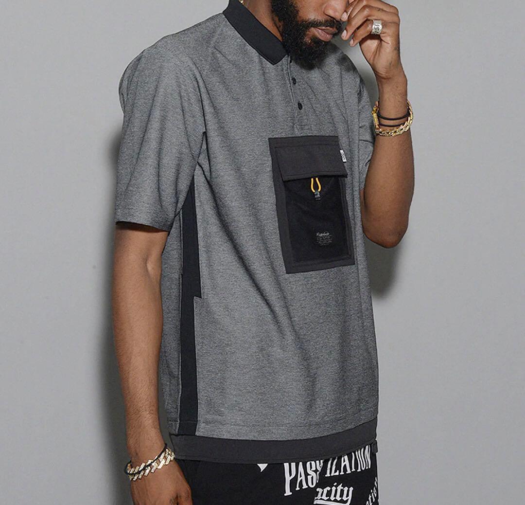 ラッセルノ ゴルフ レイヤード センター ポケット ポロシャツ ブラック L 5 ラッセルノ ゴルフ レイヤード センター ポケット ポロシャツ ブラック L 5