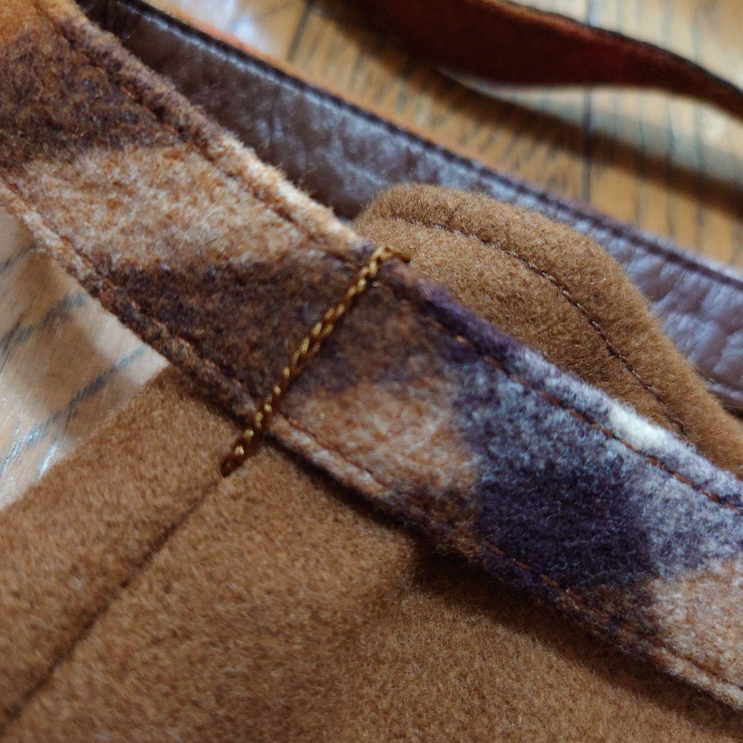 BURBERRY BLUE LABEL ウールスカート ベルト付き チェック