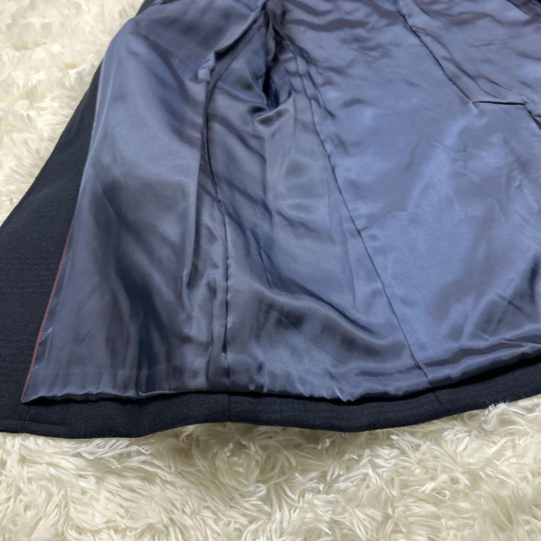 新品 グリーンレーベルリラクシング メリノ ネイビー チェスターコート XXL 新品 グリーンレーベルリラクシング メリノ ネイビー チェスターコート XXL