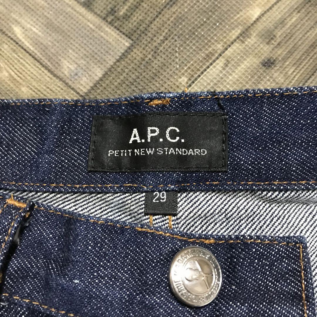 145濃紺A.P.C. プチニュースタンダードw29赤耳セルビッジ アーペーセー