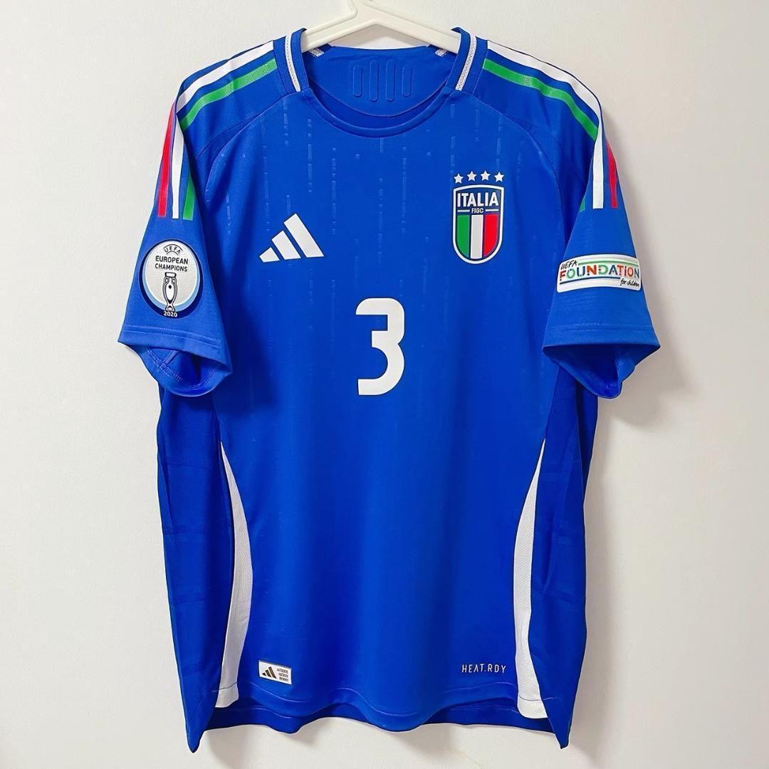 ユーロ2024イタリアチームホームユニフォーム3番DIMARCO