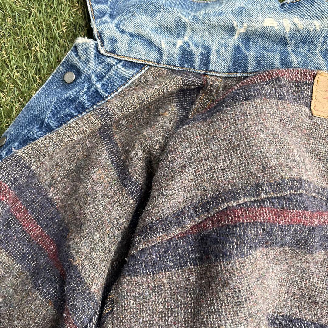 Levi's デニムジャケットブランケット付きBIGE 70505