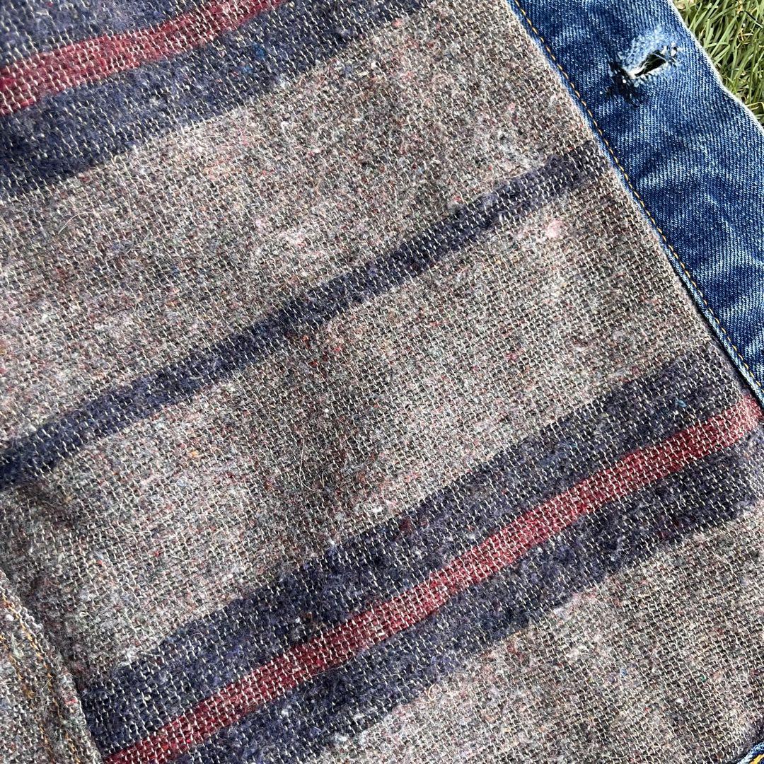 Levi's デニムジャケットブランケット付きBIGE 70505