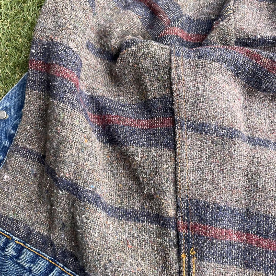 Levi's デニムジャケットブランケット付きBIGE 70505