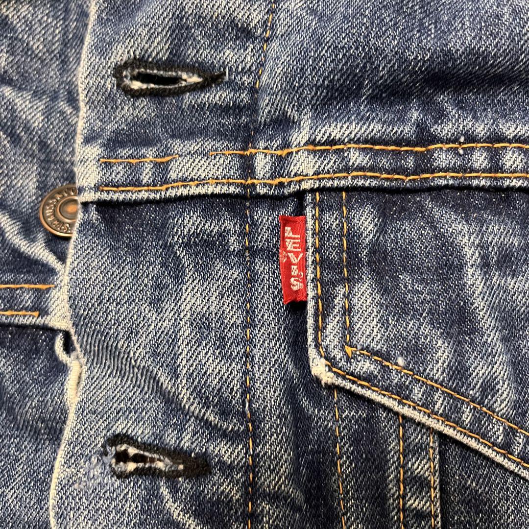 Levi's デニムジャケットブランケット付きBIGE 70505