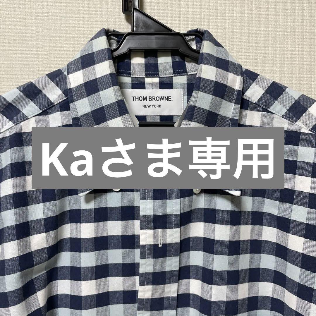 トムブラウン ボタンダウン チェックシャツ サイズM - tocotocotea.com