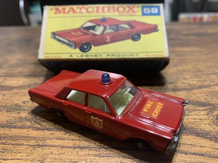 LESNEY FIRE CHIEF CAR イギリス製