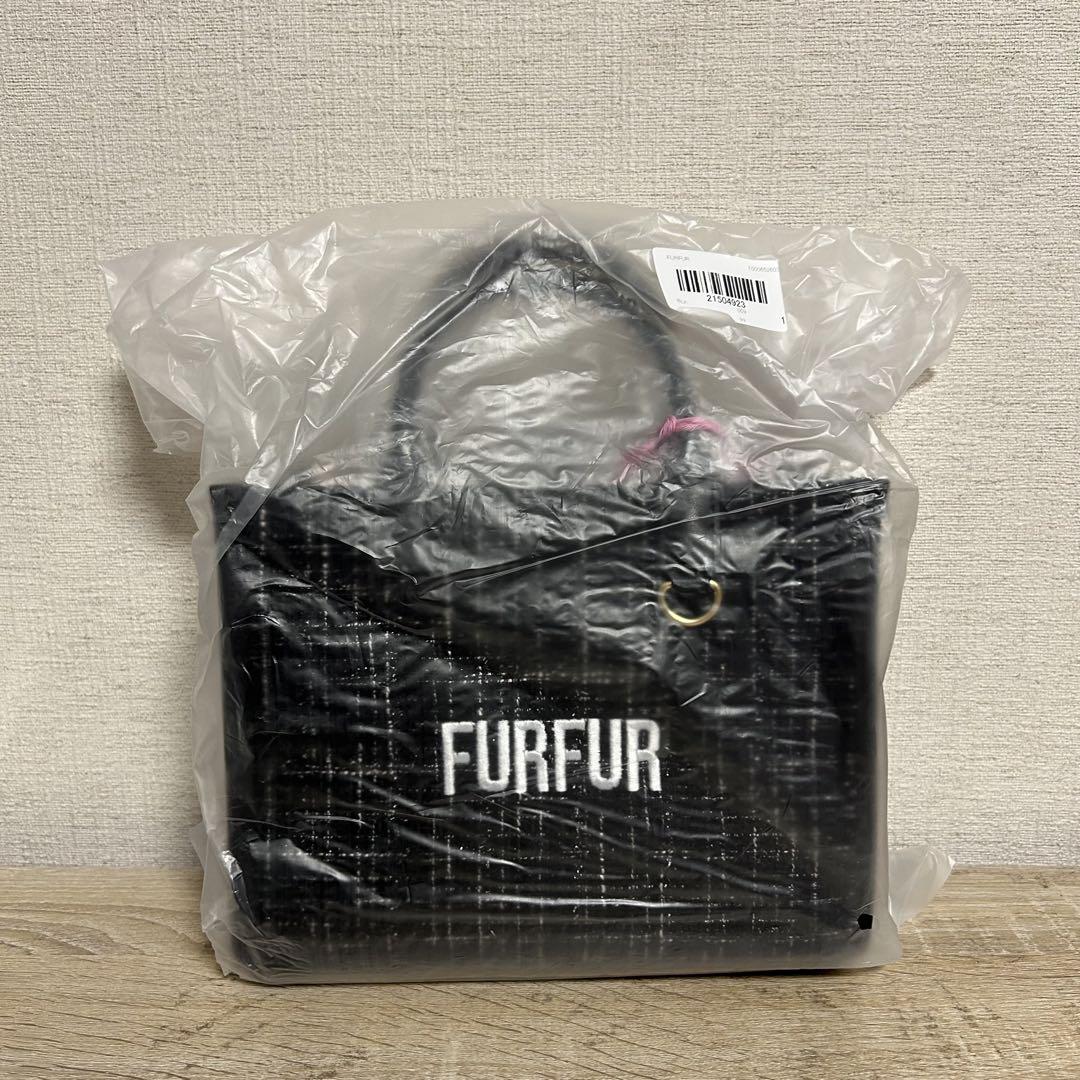 ツイードロゴトートバッグ(F BLK)｜ FURFUR｜渋谷PARCO | ONLINE