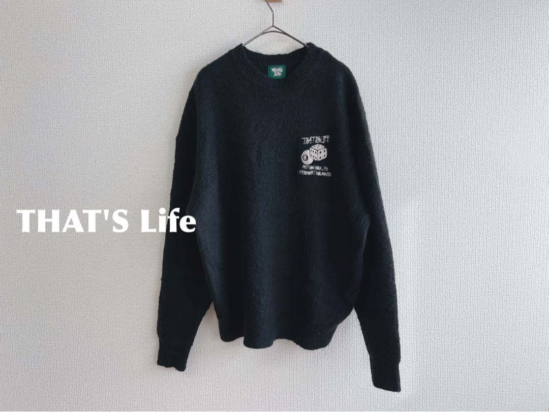 THAT'S Life モヘアMIX ダイス シャギーニット173