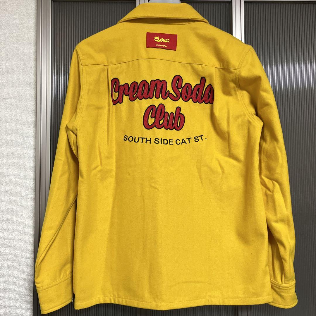 CREAM SODA クリームソーダ ピンクドラゴンCLUB刺繍シャツ 新品