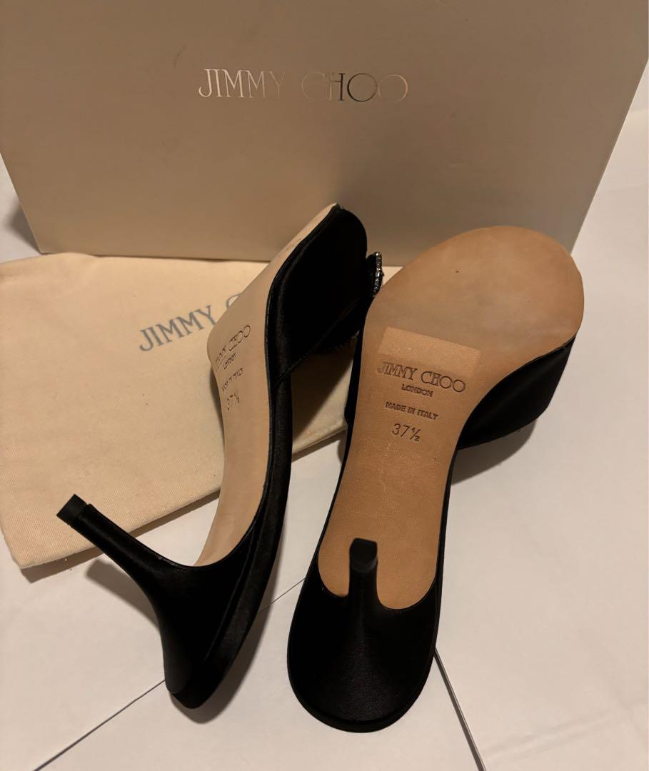【試着のみ未使用】Jimmy Choo ミュールサンダルブラック　37 1/2