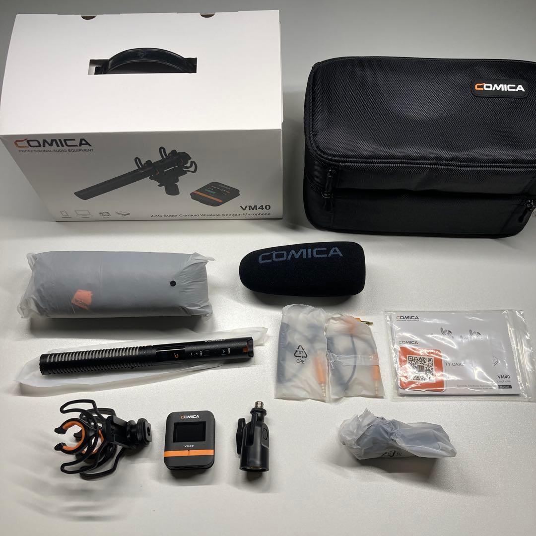 COMICA VM40 ショットガンマイク ワイヤレスマイク