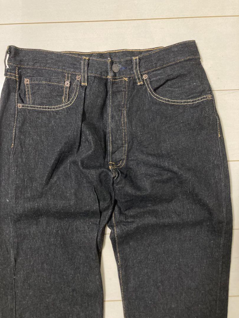 リーバイス　Levi's　501 先染め　メキシコ　ブラック　黒　w33