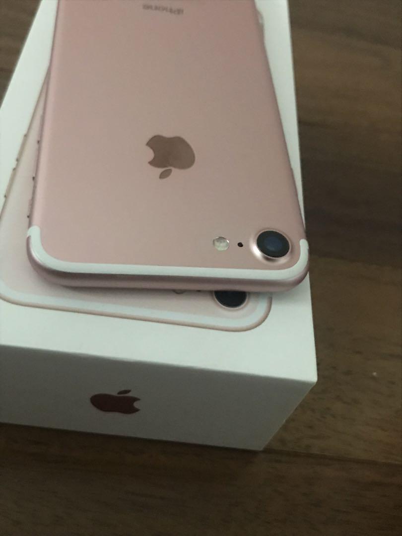 Apple iPhone 7 ローズゴールド 32GB 本体と付属品 - メルカリ
