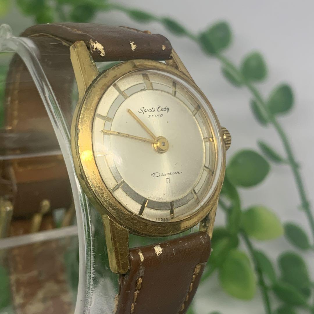 SEIKO Sports Lady セイコー 17石 ダイアショック 6537