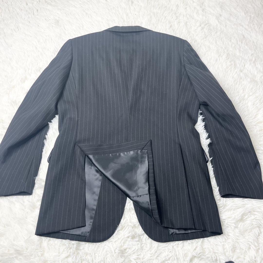 【美品】 ships シップス ストライプ スーツ セットアップ 48 Lサイズ