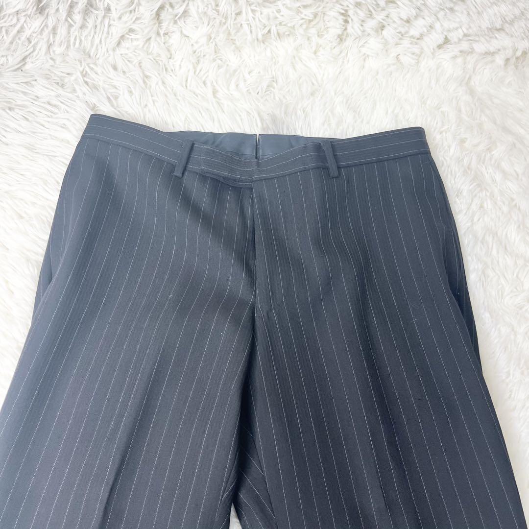 【美品】 ships シップス ストライプ スーツ セットアップ 48 Lサイズ