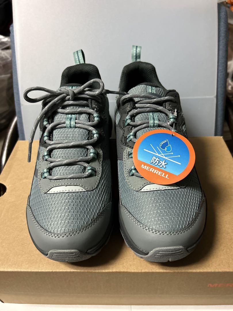 MERRELL 防水 ランニングシューズ グレー