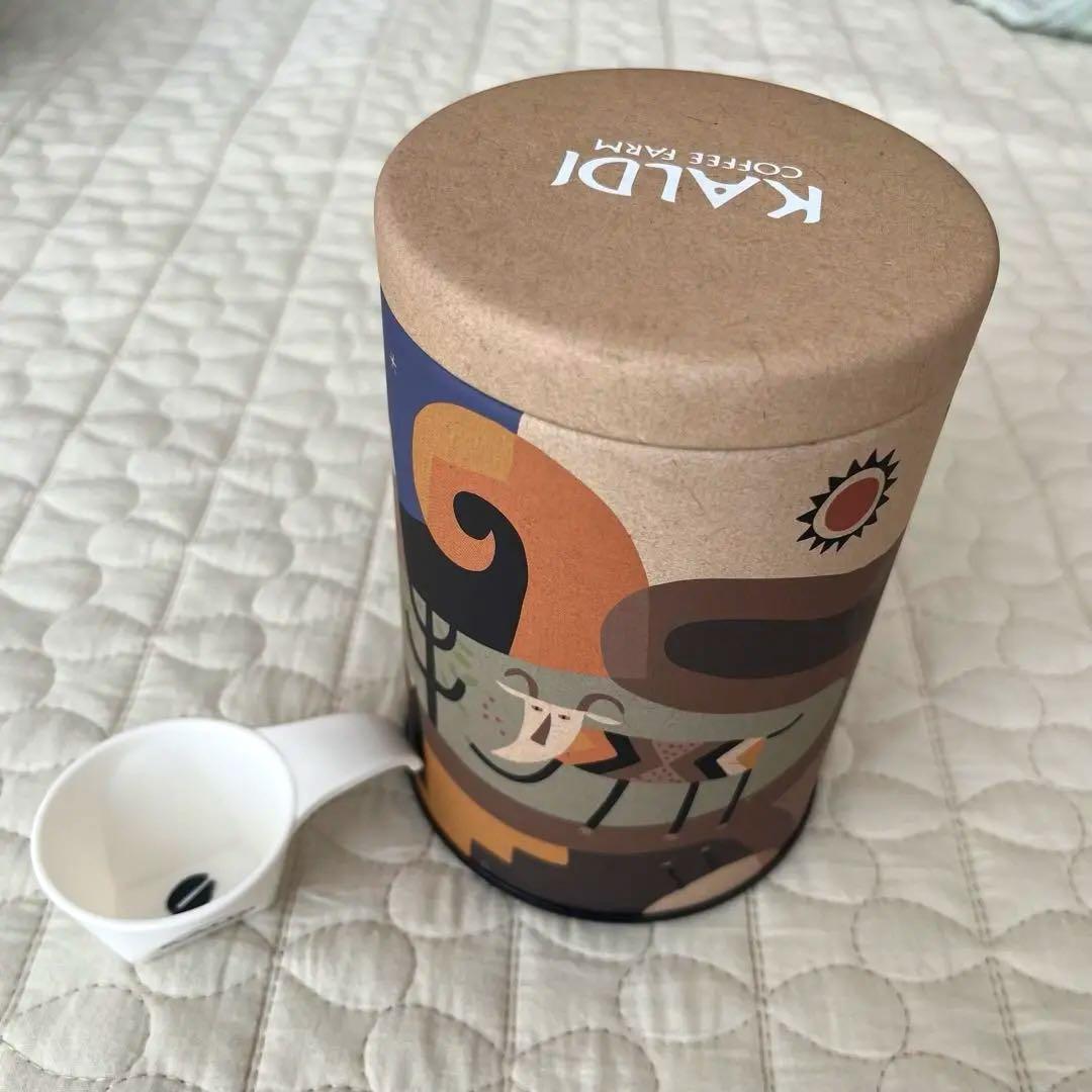 カルディキャニスター缶伝説柄メジャースプーンコーヒーグッズ