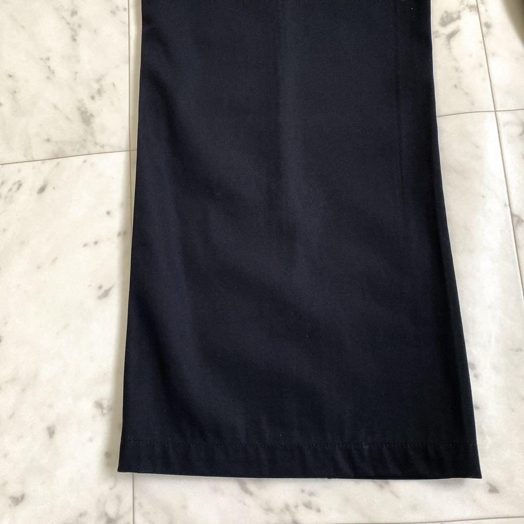 美品✨NOT CONVENTIONAL 裾スリットワイドパンツ　ブラック