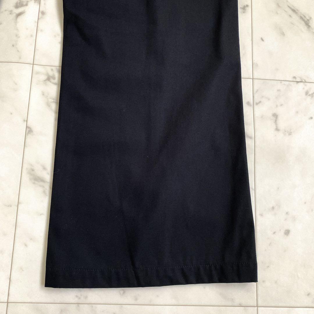美品✨NOT CONVENTIONAL 裾スリットワイドパンツ　ブラック