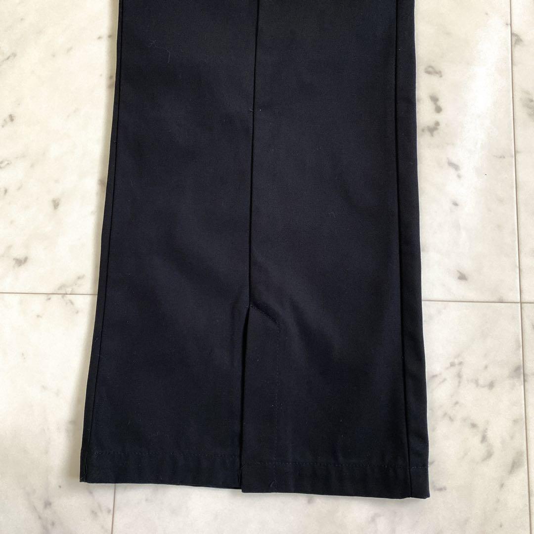 美品✨NOT CONVENTIONAL 裾スリットワイドパンツ　ブラック