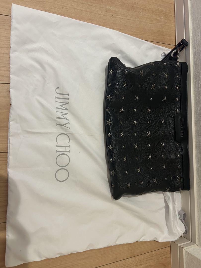 JIMMY CHOO クラッチバッグ 星型スタッズ付き
