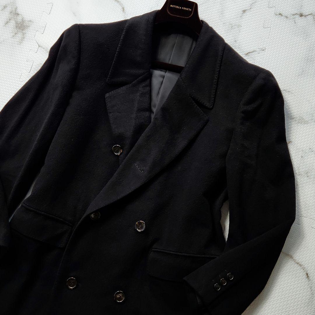 神の繊維 XL相当 LANVIN チェスターコート カシミヤ ビキューナ マキシXL LL LANVIN KANDAIZUMI_COM