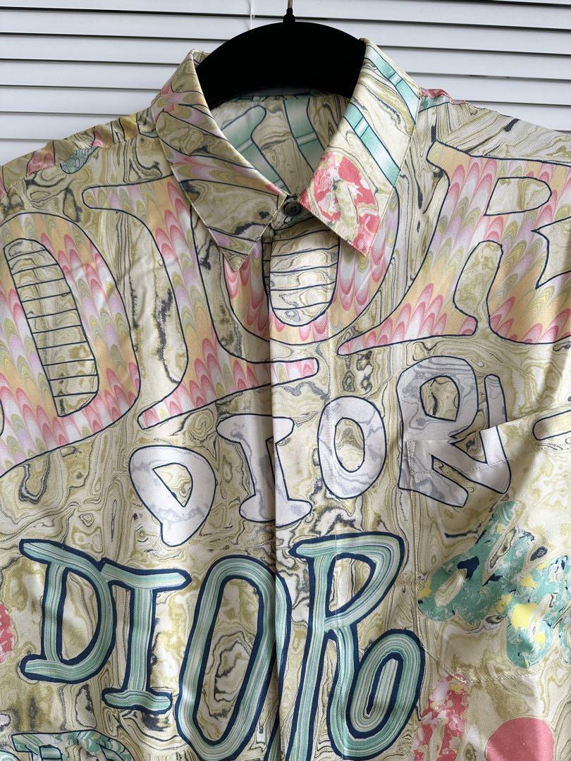 Dior ディオール  メンズ　シルク シャツ 38サイズ