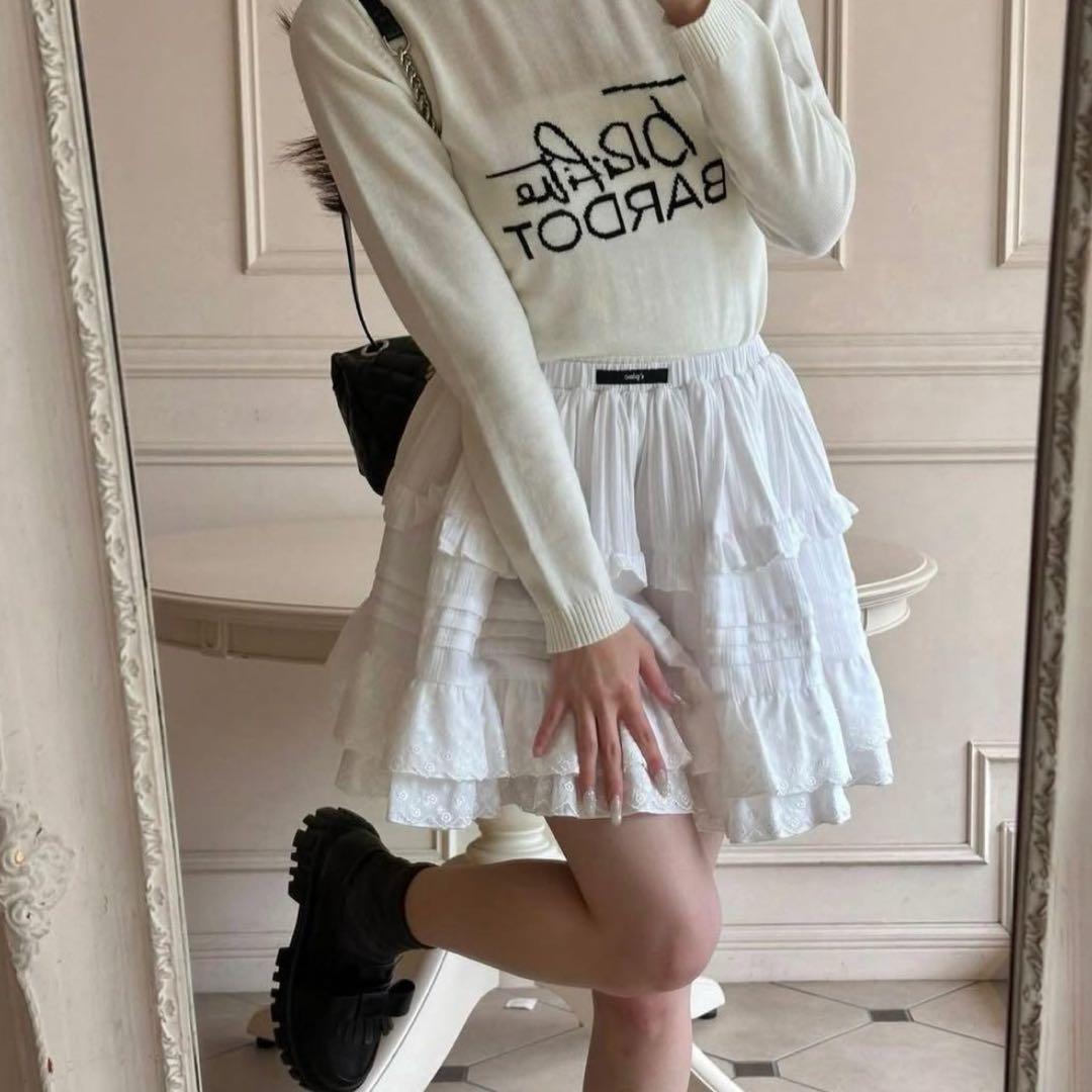 épine lace cotton panier white