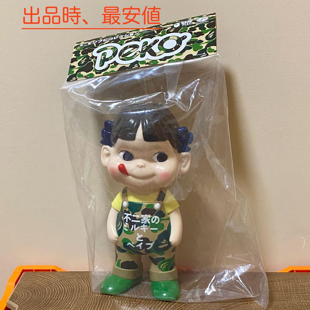 不二家ソフビコレクション BAPE× ペコちゃん GREEN