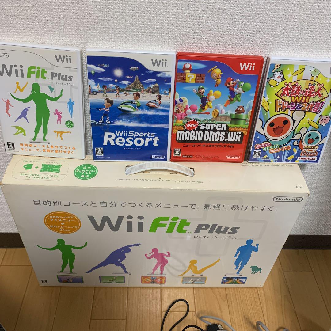 Wii Fit Pius ゲームソフト4枚 Wii セット